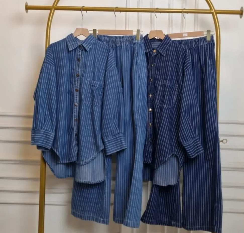 Set salur jeans