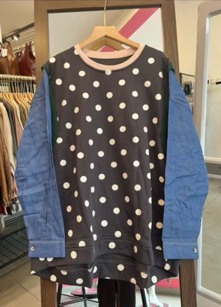 Bls polkadot mix jeans